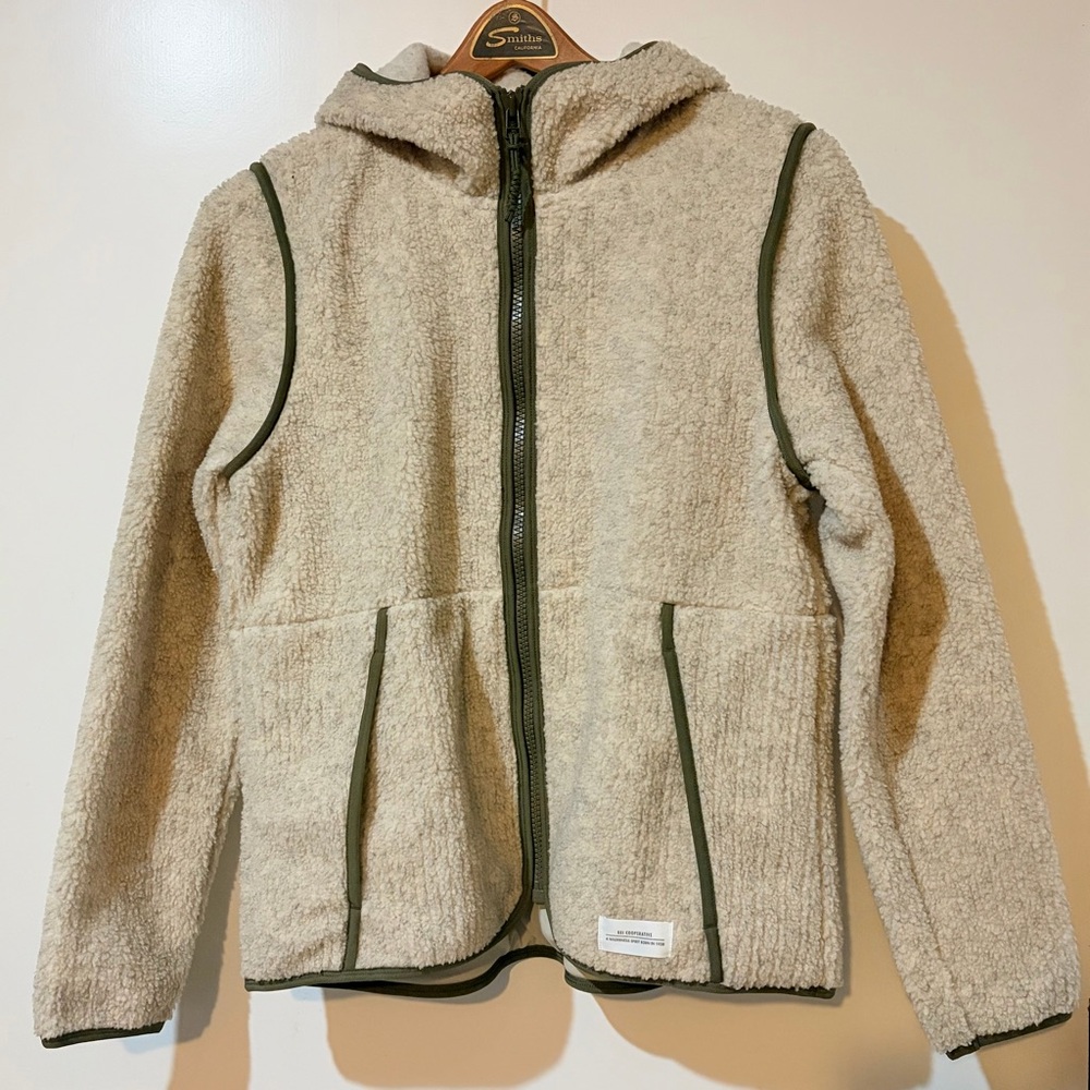 REI Cream and Green Women's Jacket